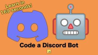 Create a Discord Bot with Slash Commands in 169 Seconds - Discord.js v13 Tutorial