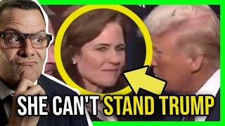 Amy Coney Barrett's Body Language Exposed DISGUST with Trump