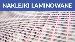 Naklejki drukowane, laminowane, produkcja #druknaklejek #naklejki #drukarnia