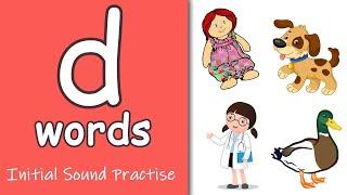 'd' Words | Phonics | Initial Sounds
