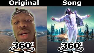 KSI  - Thick of It Original vs Song 360º