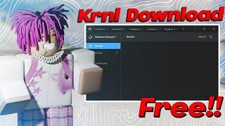 How To Download Krnl Tutorial *Free Roblox Executor!
