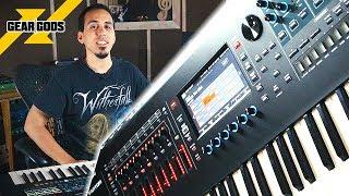 ROLAND Fantom 6 Keyboard First Look 2019 | GEAR GODS