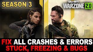 How to fix WARZONE 2.0  Season 3 Crashing & Not Launching (Easy Fix) 2023