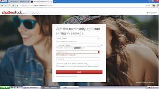 Регистрация на Shutterstock для фотографа. Как продать свои фото.