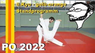 Judo || Gelb-orange: Der 6. Kyu – Stand #Graduierungssystem #PO2022