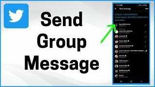 How to Send Group Messages on Twitter