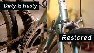 Bringing An Old Bike Back To Life: Restoring A Rusty Vintage Road Bike
