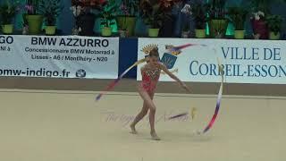 Alina CARBONI (SUI) ribbon - 2019 Corbeil junior AA