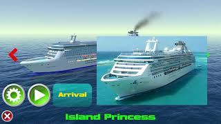 Compare Cruise Ship Handling  VS  Real Ships.