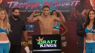 Teofimo Lopez vs. Steve Claggett WEIGH-IN / Undercard fighters included #lopezclaggett