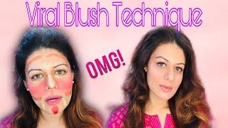 Testing the Viral Blush Technique | Viral Makeup Hack - Does it Actually Work ? | Neelanjana Bindra