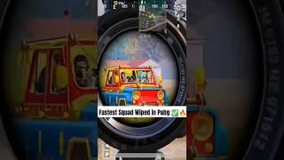 Fastest Squad Wiped in Pubg Mobile  || Pubg Mobile #pubgmobile