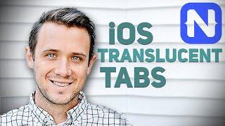 Translucent Tabs in iOS | NativeScript Tutorial