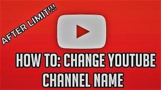 Change YouTube channel name without waiting 90 days || Tech Vision Pro