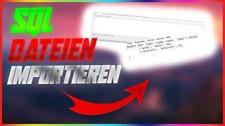 FiveM Server einrichten #86 || SQL Dateien importieren / Fehler beheben || vzrq