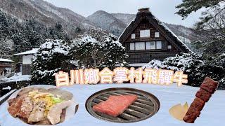 【日本白川鄉合掌村】此生必去 太美了！飛驒牛好好吃/So Beautiful！Japan Gassho Village Travel, Japanese Hida Beef Delicacies