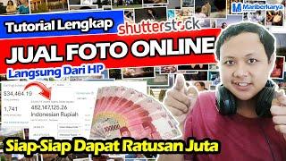 Cara Jual Foto Online di Internet Pakai HP - Dapat Uang Banyak dari Shutterstock