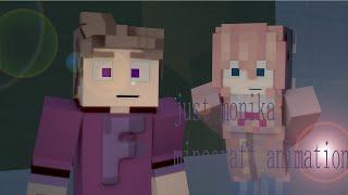 just Monica minecraft animation [song by @Random Encounters]