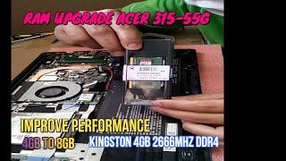 HOW TO UPGRADE RAM ON ACER ASPIRE 315-55G