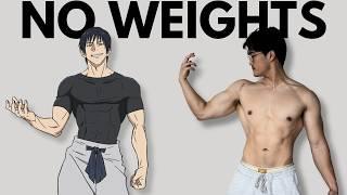 Toji Fushiguro 15 Min Full Body Workout (at home no weights)