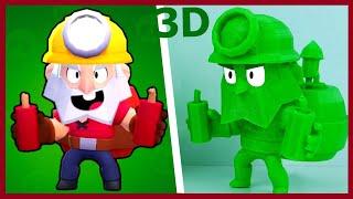 Brawl Stars на 3D принтере: Пенни, Динамайк, Ворон Феникс. Creality CR-6 SE 3D Printer.