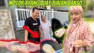 NGAKAK ! JUALAN BAKSO PAKEK MOTOR BARUNYA AYANG !