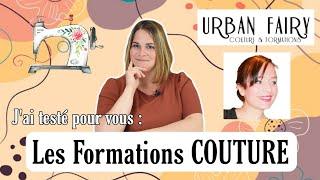  J'ai testé pour vous les FORMATIONS COUTURE en LIGNE de chez Urban Fairy  / By PopO