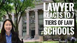 Lawyer Reacts to 7 Tiers of Law Schools Blog - What law schools are worth it?