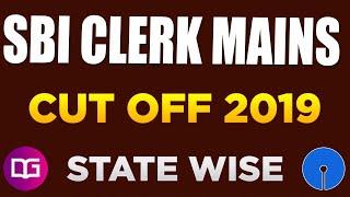 SBI CLERK Mains | CUT OFF 2019 | STATE WISE | by - Sachin Modi Sir and Amit Sir