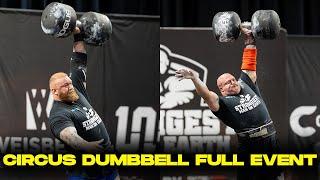 2024 STRONGEST MAN ON EARTH FULL CIRCUS DUMBBELL EVENT