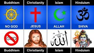 Islam vs Buddhism vs Hinduism vs Christianity || Compare Religions ||