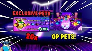 Hatching *NEW* EXCLUSIVE PETS in Pet Split Simulator (INSANE LUCK)