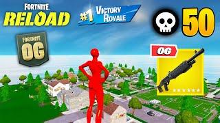 50 Elimination Solo Vs Squads Reload "Zero Build" Gameplay Wins (Fortnite RELOAD chapter 6)