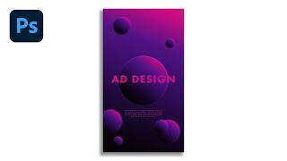 Photoshop Tutorial - Simple Social Media Ads Design