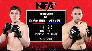 Nemesis 19 amateur #MMA bout Jackson Ward vs Jake Kaiser