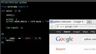 Python [colorama] 04 Style