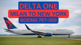 Delta One International Business Class | Milan to New York JFK | Boeing 767-300