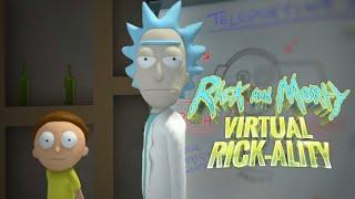 Rick and Morty Virtual Rick-ality Funny HTC Vive 360 VR Game Full walkthrough #1