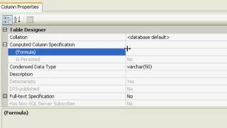 SQL 2008 Series: SQL Computed columns