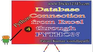 Python: Excel To SQL Connection 4