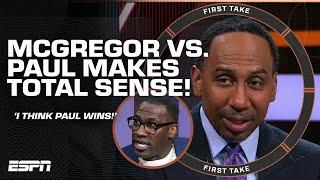 Conor McGregor agrees to fight Logan Paul  Stephen A. & Shannon Sharpe REACT | First Take