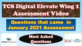 Questions asked in TCS Digital Capability Assessment 2021 | TCS DCA 2021 |