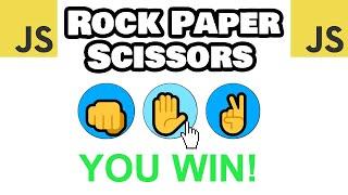 Build JavaScript ROCK PAPER SCISSORS in 18 minutes! 