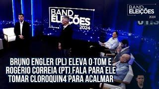 Bruno Engler (PL) eleva o tom e Rogério Correia (PT) fala para ele tomar cloroquin4 para acalmar