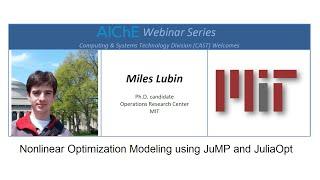 Nonlinear Optimization Modeling using JuMP and JuliaOpt