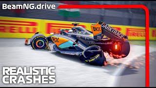 Realistic Formula Car Crashes#19 | BeamNG.drive | F1 MOD