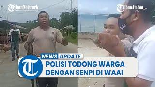 Viral Video Polisi Todong Warga dengan Senpi di Negeri Waai, Kini Diperiksa Propam