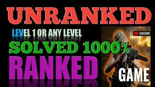 how to fixed unranked problem pubgmobile 1000% solved 2023 with proof version 4.2 pubgmobile
