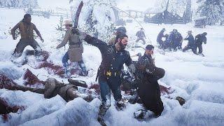 US Army vs Wapiti Indians | Red Dead Redemption 2 NPC Wars 39